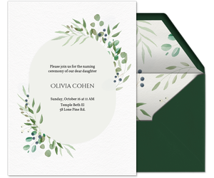 Precious Watercolor Floral Invitation