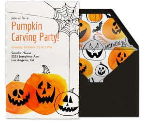 Pumpkins Invitation
