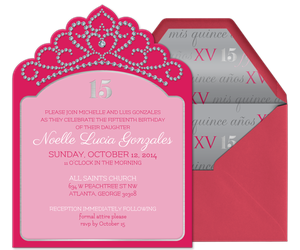 Quinceañera Invitation