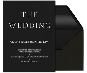 Simply Perfect (Wedding) Invitation