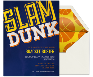 Slam Dunk Invitation
