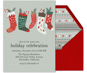 Stuff a Stocking Invitation