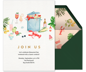 Summertime Staples Invitation