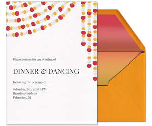 Toran (Reception) Invitation