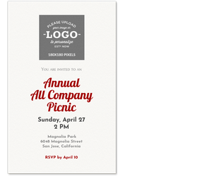 Design Your Own Logo Invitation