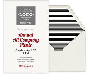 Design Your Own Logo Invitation