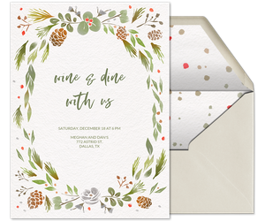 Wine N Dine Invitation