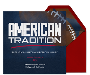 American Tradition Invitation