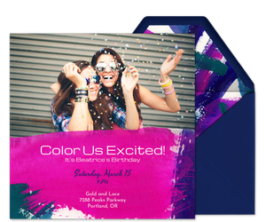 Let's Party Invitation
