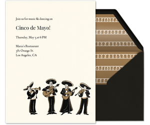 Mariachi Band Invitation