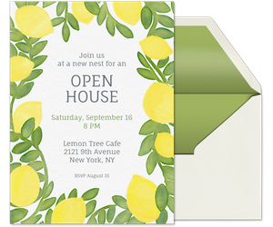 Lemon Laurel Invitation