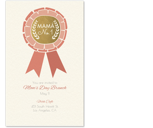 No. 1 Mom Spanish Invitation