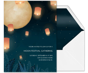 Jade Rabbit & Moon Invitation