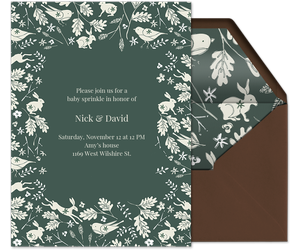 Woodland Wonder Invitation