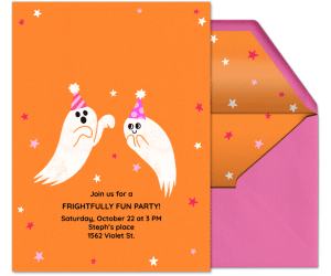 Making Spooky Spirits Bright Invitation