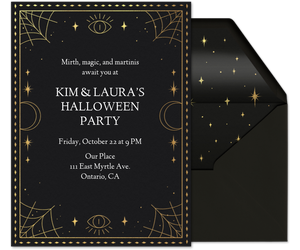 Celestial Halloween Invitation
