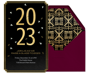 Art Deco Invitation