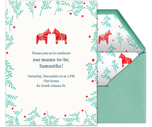 Dala Horses by Cat Coq Invitation