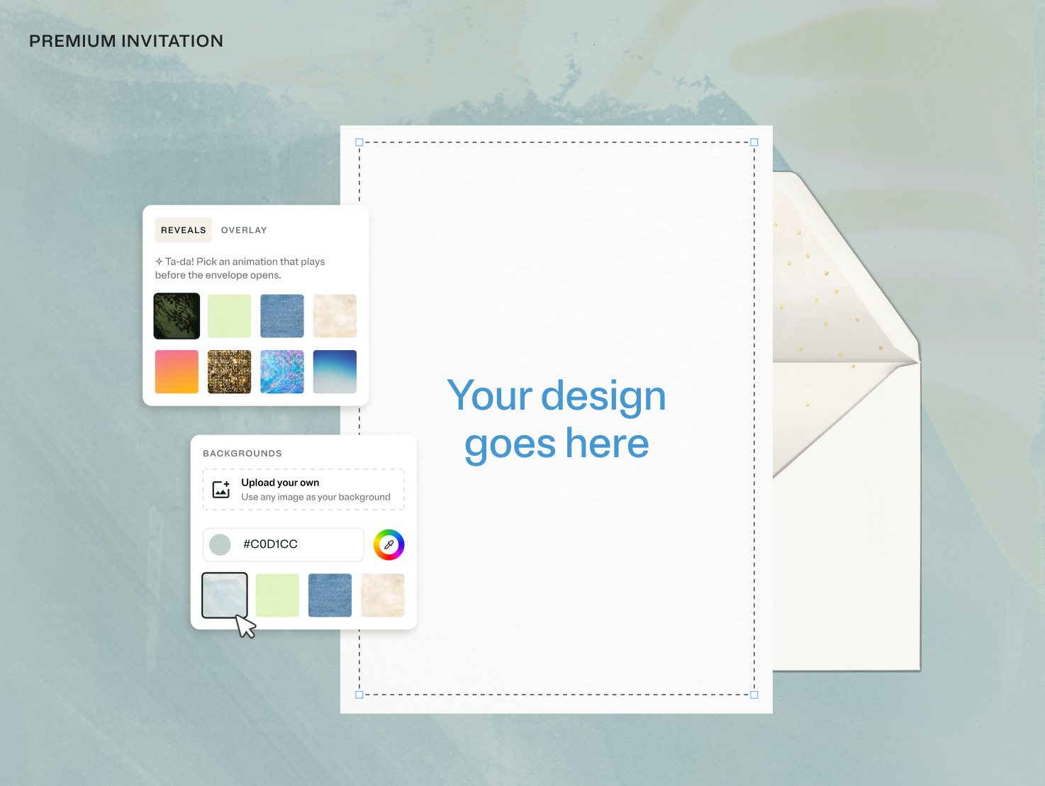 Customize every detail of your online Invitation