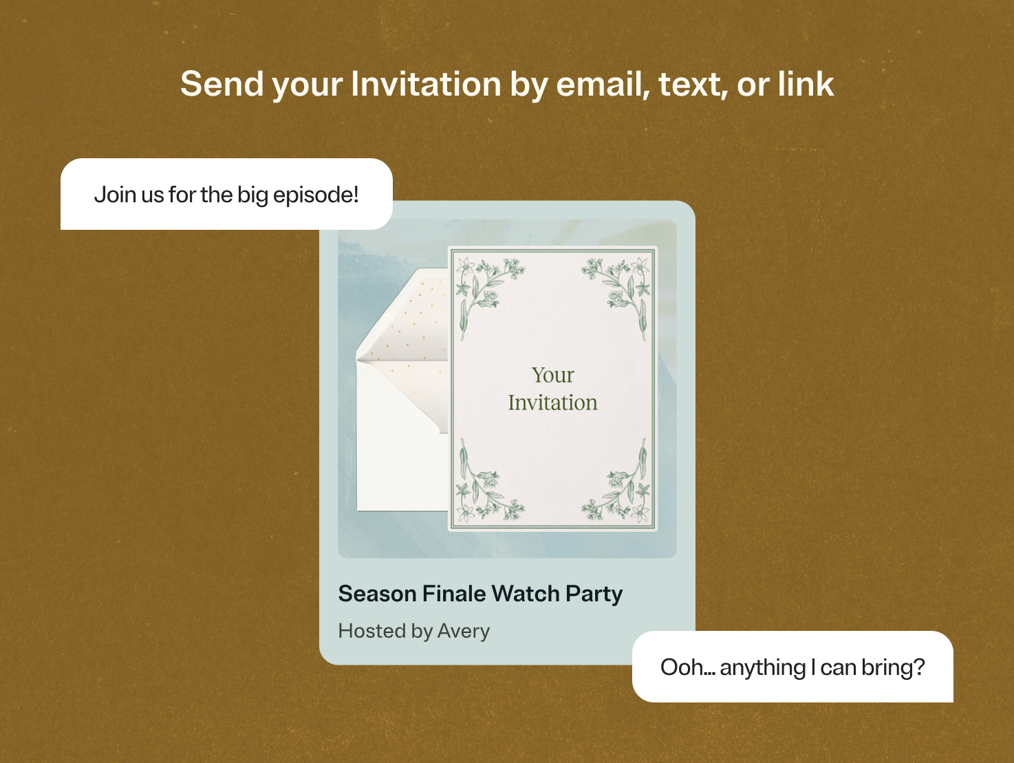 Send it your way