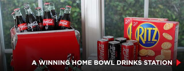 A Winning Home Bowl Drinks Station