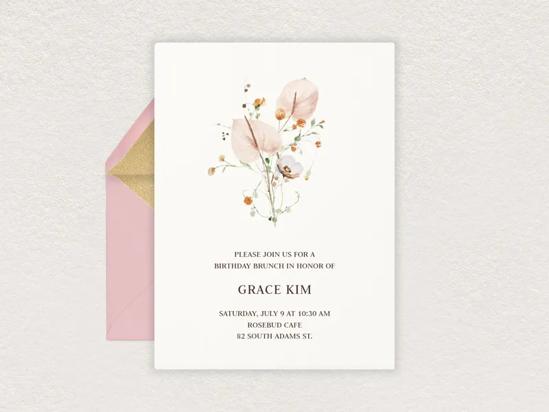 Anthurium Ikebana Arrangement - featured - Invitation