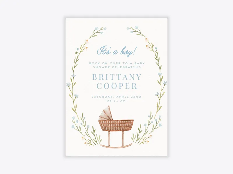 Bluebell Baby - baby_shower - Invitation