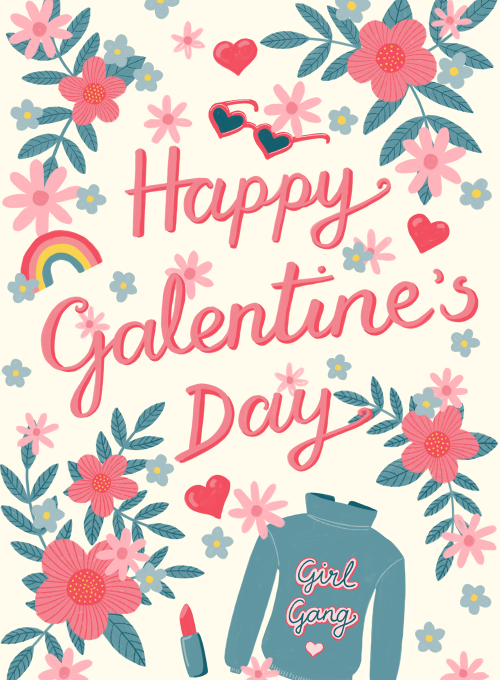 Botanical Bunch - valentines_day_cards - Card