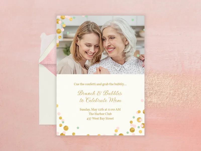 Celebrate Mom (Photo) - mothers_day - Invitation