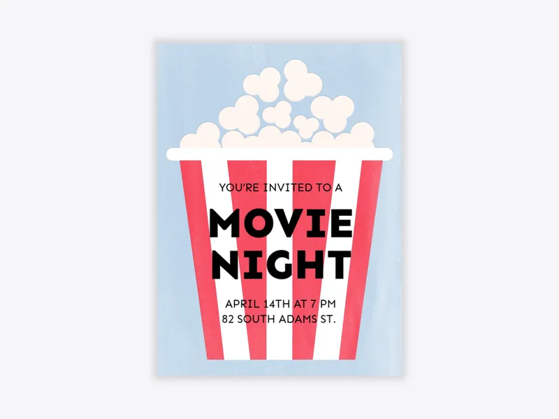 Cinematic Soiree - viewing_party - Invitation