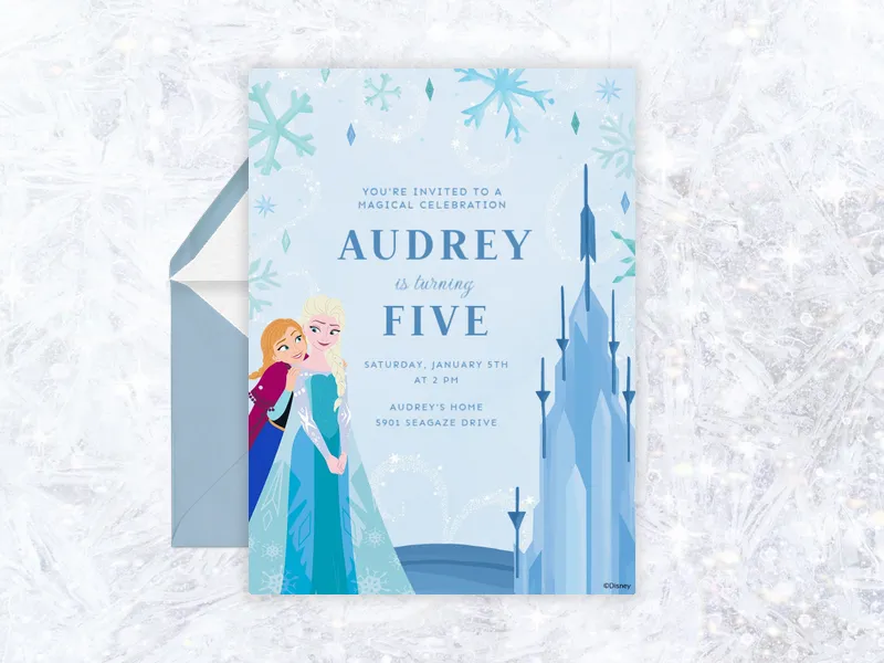 Disney’s Frozen: Brrrrthday Party - featured - Invitation