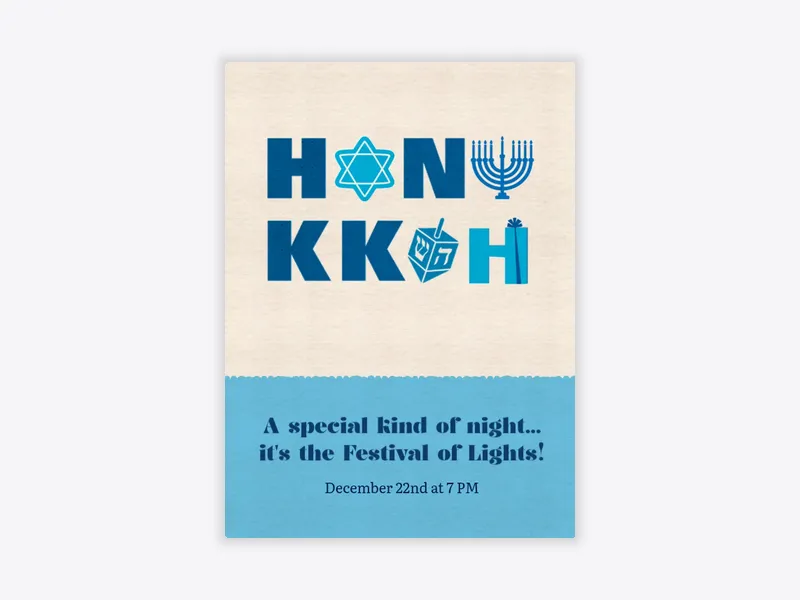 Hanukkah Letters - featured - Invitation