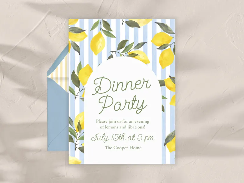 Blue Little Limoncello - featured - Invitation