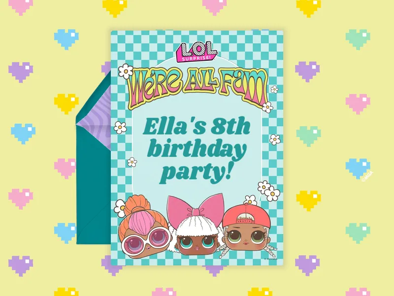 L.O.L Surprise!: QT Pie Crew - lol_surprise - Invitation