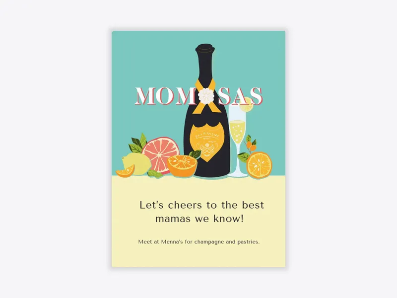 Momosas - featured - Invitation
