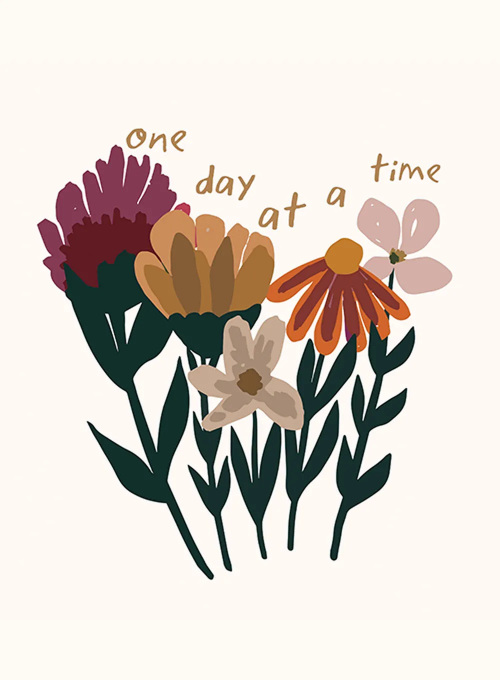 One Day at a Time - sympathy_cards - Card