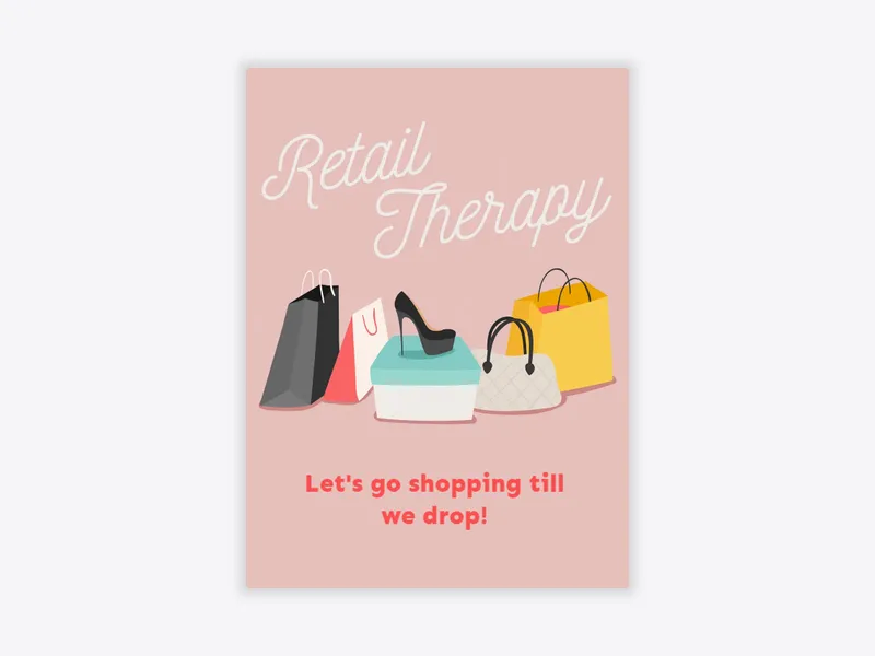 Retail Therapy - shopping_events - Invitation
