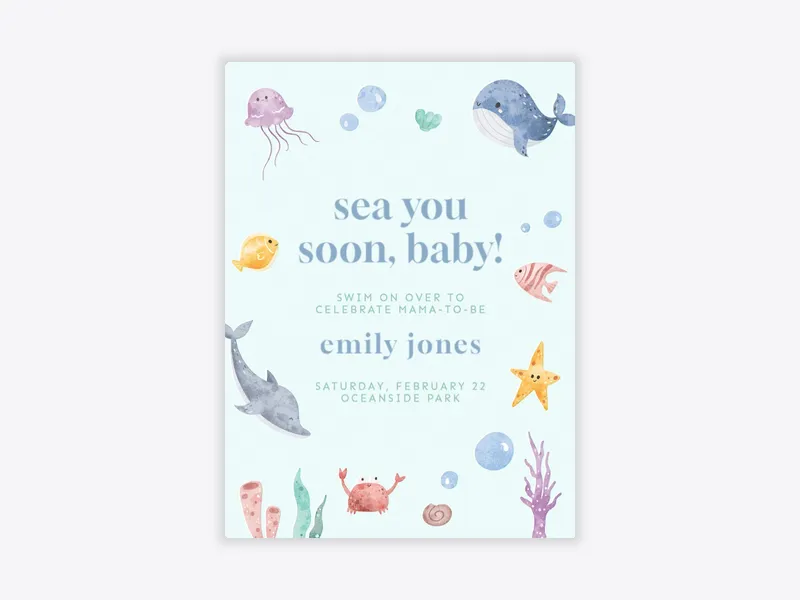 Sea Soireé - featured - Invitation