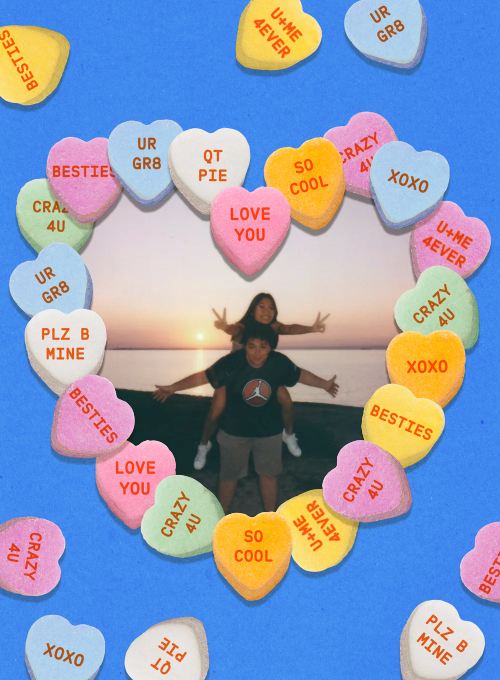 Sweetheart Candy Frame (Photo or GIF) - valentines_day_cards - Card