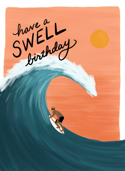Swell Birthday - birthday_kids_cards - Card