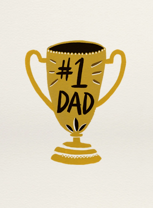 Trophy Dad - fathers_day_cards - Card