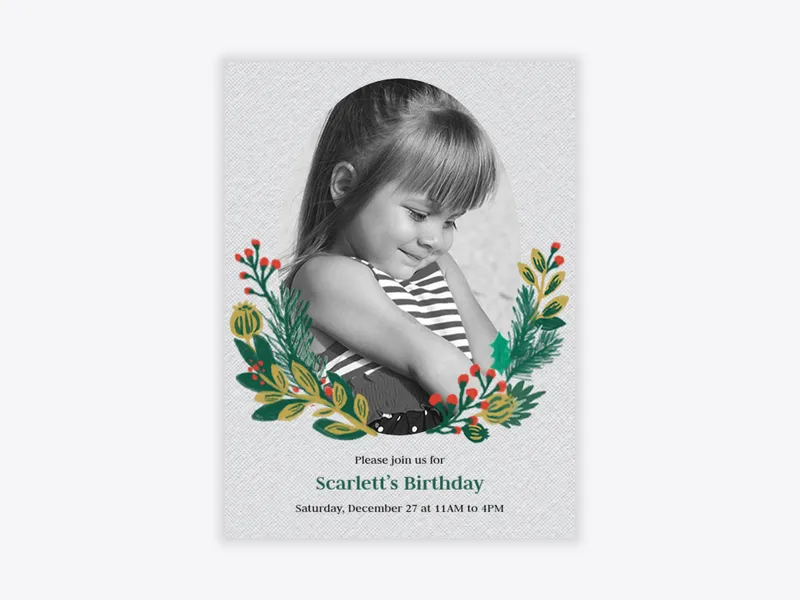 Winter Flora (Photo) - wedding_dyo_uyo - Invitation