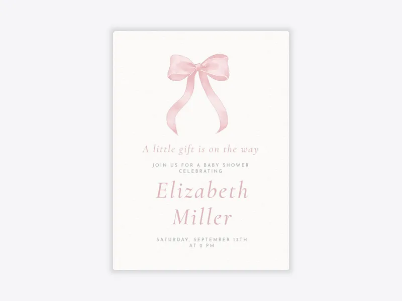 A Little Gift - baby_shower - Invitation