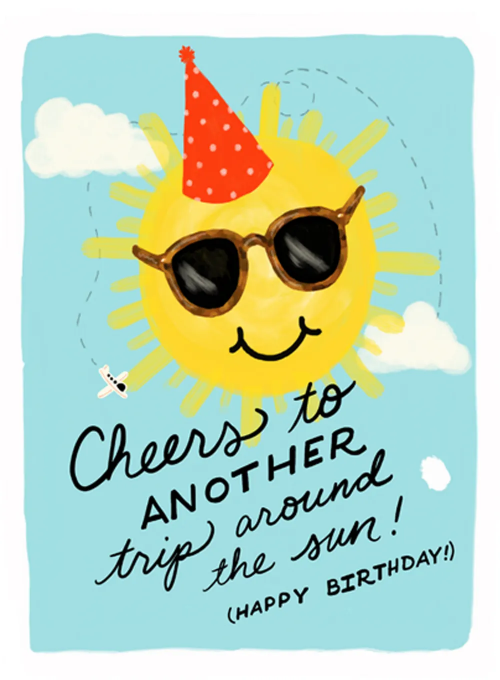 Around the Sun Card - birthday_cards - Card