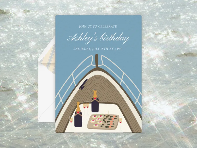 Beach Yacht Deck - featured - Invitation