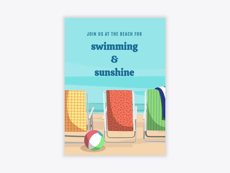 Beach Chairs Reunion - trips_getaways - Invitation