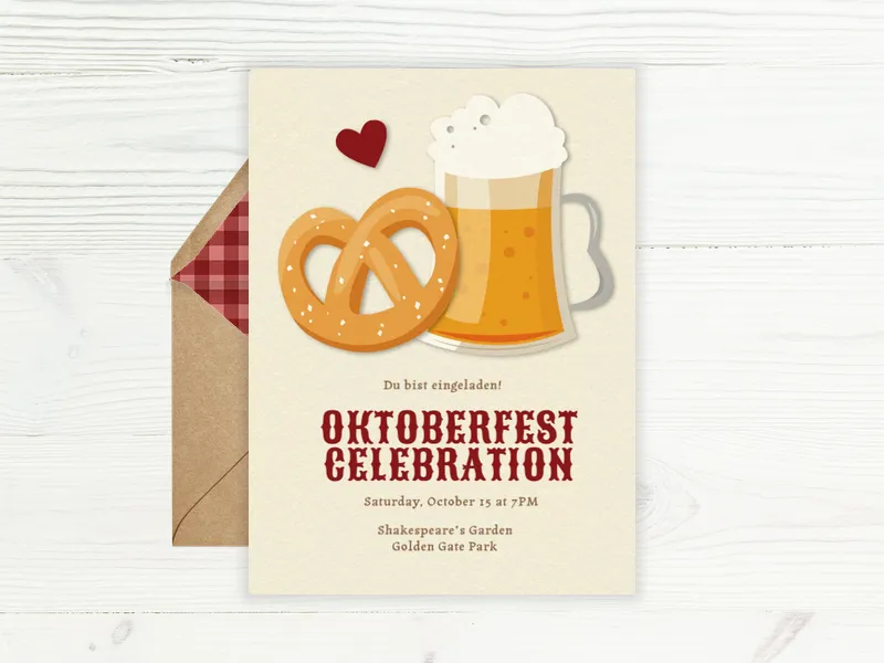 Beer and Pretzel - featured - Invitation