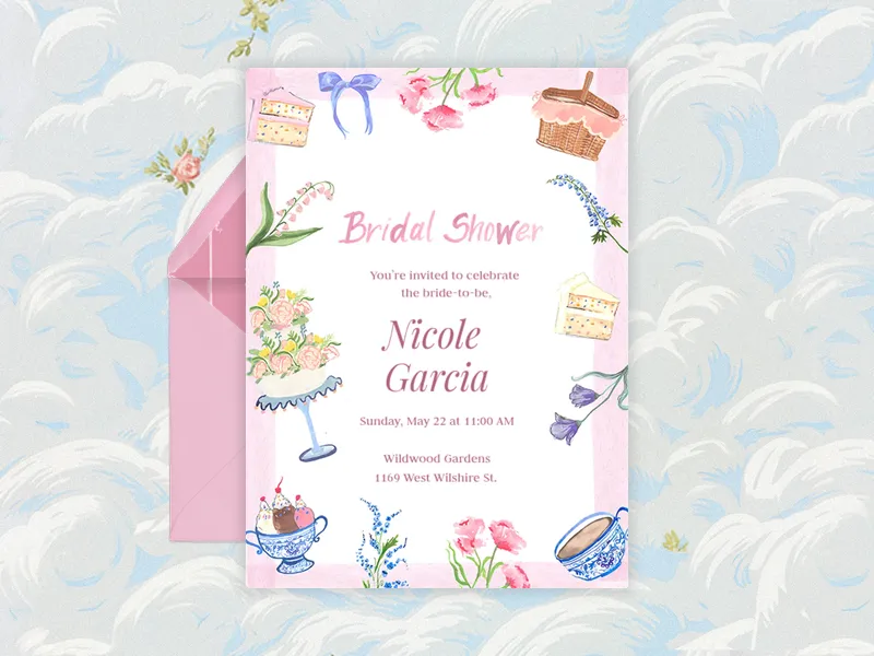 Bloom & Brunch - bridal_shower - Invitation