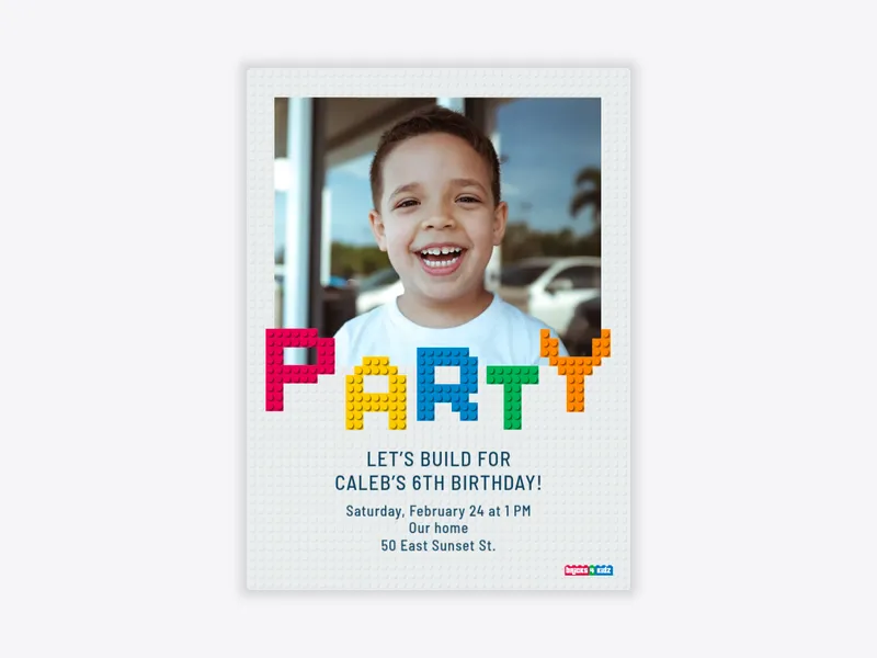 Bricks 4 Kidz: Let’s Build - featured - Invitation