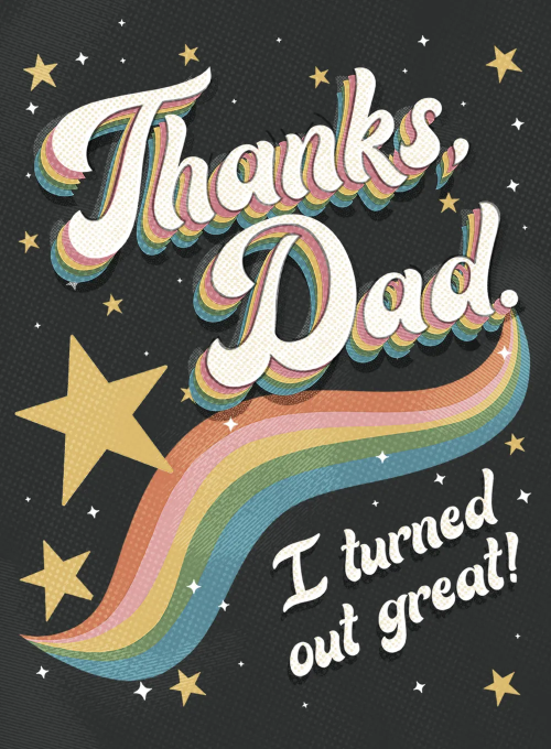 Celestial Rainbow - fathers_day_cards - Card